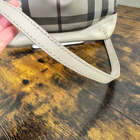 Burberry Hartham Crossbody Bag Smoked Check Plaid - Picture 13 of 16